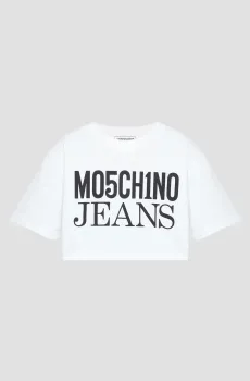 Женская белая футболка Белый S Moschino A0706.3762;4001
