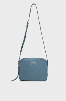 Женская голубая кожаная сумка Голубой ONESIZE Lancaster 529-71-BLEUARGIL