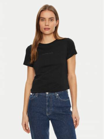 Calvin Klein Jeans Футболка Institutional Graphic J20J224990 Чорний Slim Fit Calvin Klein Jeans Футболка Institutional Graphic J20J224990 Чорний Slim Fit