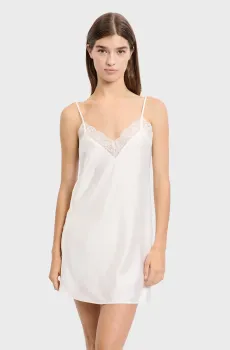 Женская белая ночная рубашка DESIRE Белый S Etam 6550815