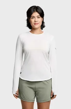 Женский белый лонгслив STOPWATCH LONG SLEEVE Белый XS Saucony SAW800486-WH