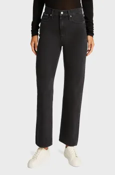 Женские черные джинсы HIGH RISE STRAIGHT Черный 25-32 Calvin Klein Jeans J20J224505