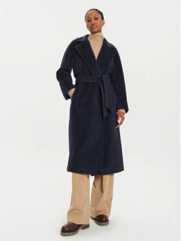 Weekend Max Mara Вовняне пальто Tempera 2425016102 Cиній Regular Fit Weekend Max Mara Вовняне пальто Tempera 2425016102 Cиній Regular Fit