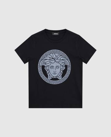 Детская чёрная футболка Medusa Детская чёрная футболка Medusa