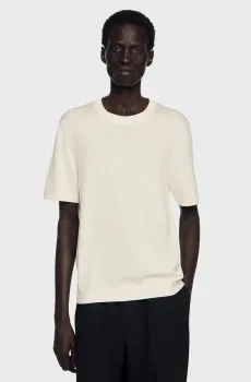 Мужской белый джемпер Белый M Sandro SHPTR00805_white