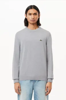 Мужской серый свитер Серый S Lacoste AH1985CCA