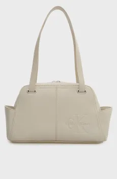 Женская белая сумка MONOLOGO Белый ONESIZE Calvin Klein LV04F3688G