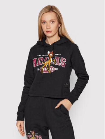 adidas Світшот Disney Bambi HE6875 Чорний Regular Fit adidas Світшот Disney Bambi HE6875 Чорний Regular Fit