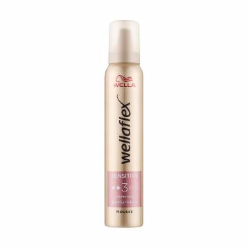 Мусс для волос WELLA Wellaflex Sensitive для чувствительной кожи головы, сильная фиксация до 24 часов, 200 мл Мусс для волос WELLA Wellaflex Sensitive для чувствительной кожи головы, сильная фиксация до 24 часов, 200 мл