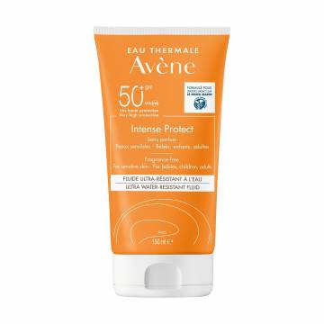 Солнцезащитный увлажняющий флюид для тела Avene Sun Intense Protect SPF 50+, 150 мл Солнцезащитный увлажняющий флюид для тела Avene Sun Intense Protect SPF 50+, 150 мл