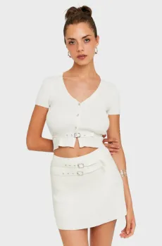 Женский белый кардиган Белый M Tally Weijl SPUVIORI