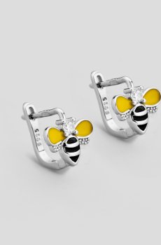 Серьги Сказочные пчелки