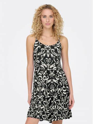 ONLY Літня сукня Maj 15218451 Чорний Regular Fit ONLY Літня сукня Maj 15218451 Чорний Regular Fit