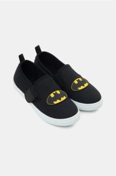 Кеди з застібками на липучках Batman - чорний