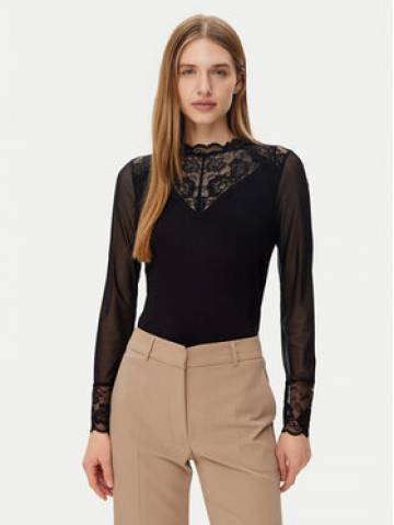 Morgan Блузка 251-TIAMO Чорний Slim Fit Morgan Блузка 251-TIAMO Чорний Slim Fit
