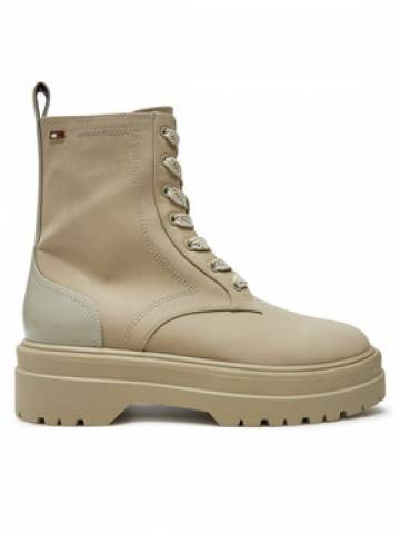 Tommy Hilfiger Черевики туристичні Flag Ventile Lace Up Boot FW0FW08287 Бежевий Tommy Hilfiger Черевики туристичні Flag Ventile Lace Up Boot FW0FW08287 Бежевий