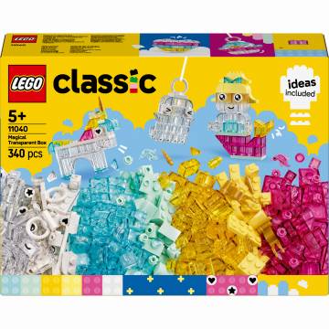 Конструктор LEGO Classic Чарівна прозора коробка (11040) Конструктор LEGO Classic Чарівна прозора коробка (11040)