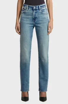 Женские голубые джинсы Viktoria High Straight Wmn Голубой 27-32 G-Star RAW D23959,D538