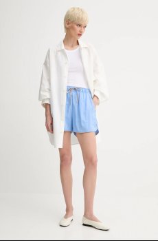 Шорты с примесью льна MUNTHE UPPI