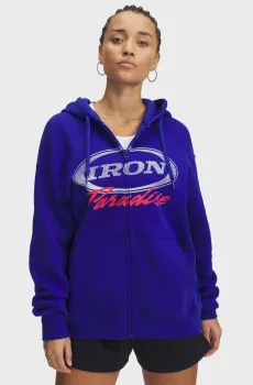 Женское синее худи Pjt Rck IP FZ Синий L Under Armour 1389701-400