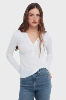 Женский белый лонгслив Белый L SPRINGFIELD 6766012