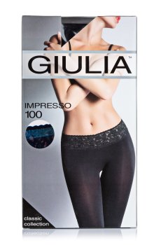Колготки Женские GIULIA IMPRESSO 100 ДЕН nero р.3