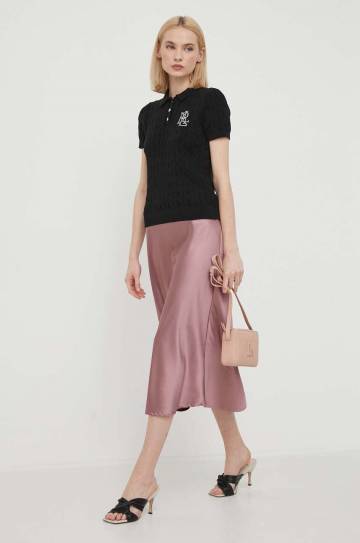 Хлопковый свитер Lauren Ralph Lauren цвет чёрный Хлопковый свитер Lauren Ralph Lauren цвет чёрный
