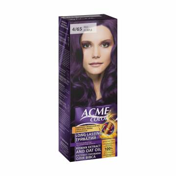 Стойкая крем-краска для волос Acme Color Permanent Cream-Hair Dye 4/65 Red Purple, 115 мл Стойкая крем-краска для волос Acme Color Permanent Cream-Hair Dye 4/65 Red Purple, 115 мл
