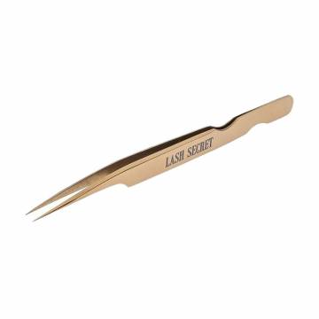 Пинцет Lash Secret прямой, золото, 1 шт (m000205) Пинцет Lash Secret прямой, золото, 1 шт (m000205)