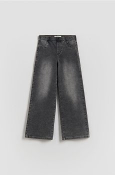 Reserved - Еластичні джинси wide leg - сірий - 342HN-90J