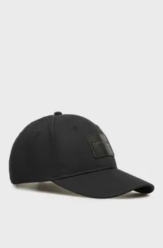 Мужская черная кепка LEATHER PATCH Черный ONESIZE Tommy Hilfiger AM0AM13585