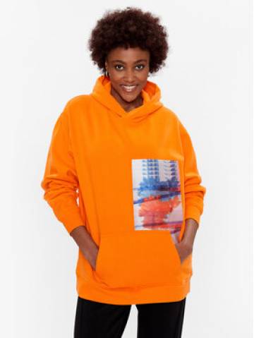 Calvin Klein Jeans Світшот J20J221153 Оранжевий Oversize Calvin Klein Jeans Світшот J20J221153 Оранжевий Oversize