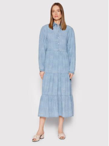 Pinko Сукня-сорочка Distratta 1J10UV Y85P Блакитний Regular Fit Pinko Сукня-сорочка Distratta 1J10UV Y85P Блакитний Regular Fit