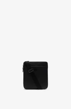 Черная сумка кожаная через плечо Chantaco Черный ONESIZE Lacoste NH2815CE000