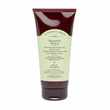 Шампунь-скраб для волос LErbolario Shampoo Scrub против перхоти, 200 мл Шампунь-скраб для волос LErbolario Shampoo Scrub против перхоти, 200 мл