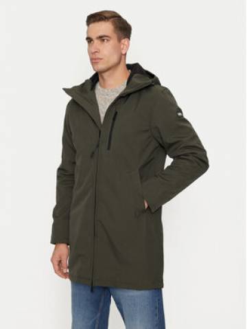 SCHOTT N.Y.C. Демісезонна куртка KALVIN Зелений Regular Fit SCHOTT N.Y.C. Демісезонна куртка KALVIN Зелений Regular Fit