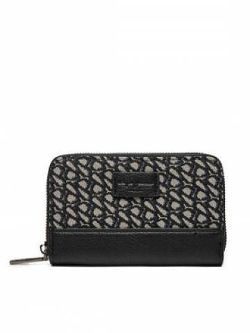 Pepe Jeans Великий жіночий гаманець Jacquard PL070261 Чорний Pepe Jeans Великий жіночий гаманець Jacquard PL070261 Чорний
