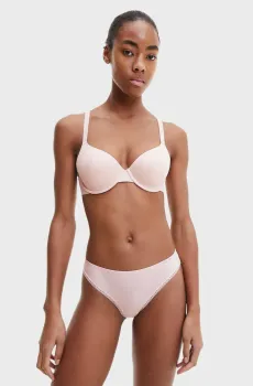 Женский пудровый бюстгальтер GHTLY LINED PC Розовый 36DD Calvin Klein 000QF4082E