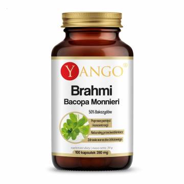 Бакопа Монье Yango Bacopa Monnieri 390 мг, 100 капсул