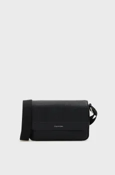 Мужская черная сумка XL EMBOSS S FLAP MESS Черный ONESIZE Calvin Klein LV04D3399G