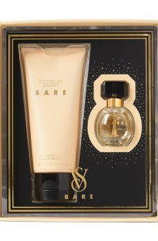 Парфюмированный набор женский Victorias Secret Bare (лосьон для тела, 100 мл + парфюмированная вода, 7.5 мл)