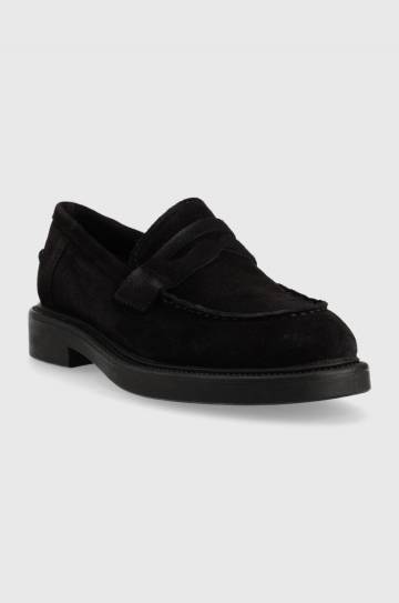 Замшевые мокасины Vagabond Shoemakers Alex W женские цвет чёрный на плоском ходу Замшевые мокасины Vagabond Shoemakers Alex W женские цвет чёрный на плоском ходу