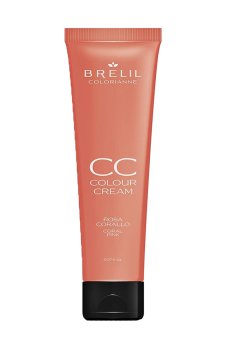 Уценка! Красящий CC-крем для волос Brelil Colorianne CC Color Cream, Coral Pink, 150 мл