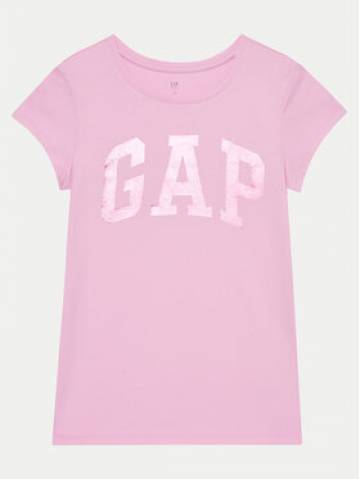 Gap Футболка 886003-00 Рожевий Regular Fit Gap Футболка 886003-00 Рожевий Regular Fit