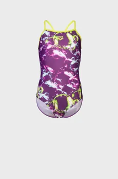 Детский фиолетовый купальник с узором Фиолетовый 6 Arena 008994-960
