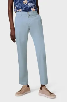 Мужские голубые чиносы Голубой 38-32 Pierre Cardin PC.-C3 33757.4023
