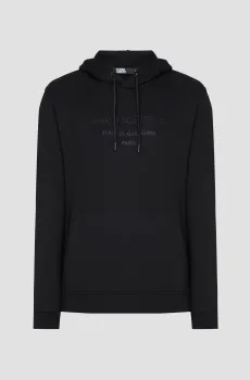 Мужское черное худи Черный XXL Karl Lagerfeld 534910.705021;990