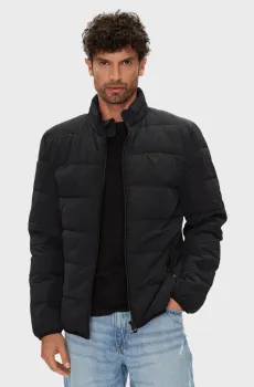 Мужская черная куртка Черный S Guess Z5YL09.WGTN0;JBLK