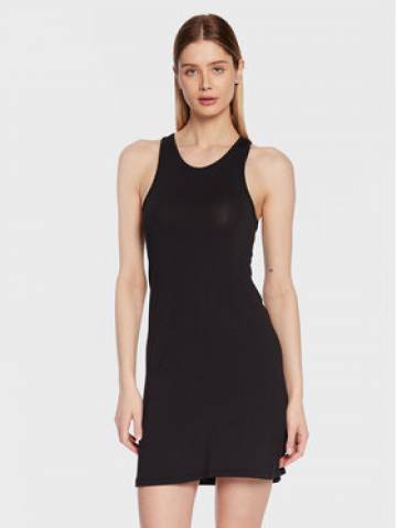 Calvin Klein Swimwear Пляжна сукня KW0KW02145 Чорний Slim Fit Calvin Klein Swimwear Пляжна сукня KW0KW02145 Чорний Slim Fit