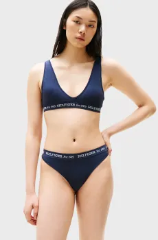 Женский темно-синий топ RP TRIANGLE Синий M Tommy Hilfiger UW0UW05726